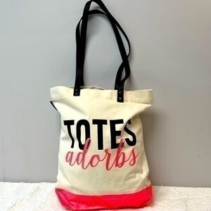 Graphique de France "Totes" Cotton Canvas Tote Bag (NWOT)